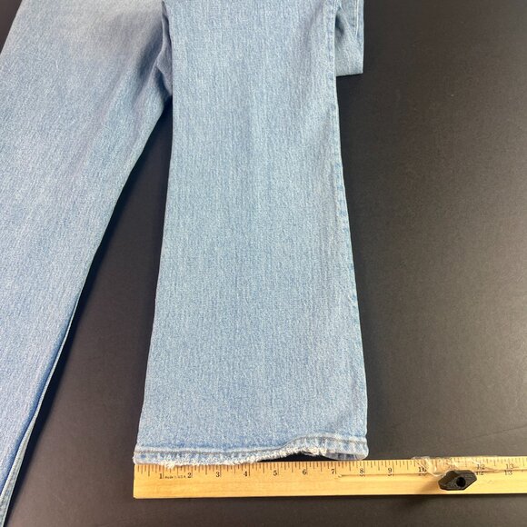 Abercrombie Fitch Jeans Womens 28x30* Vintage Flare High Rise Blue Denim Tag 28S - Picture 11 of 16